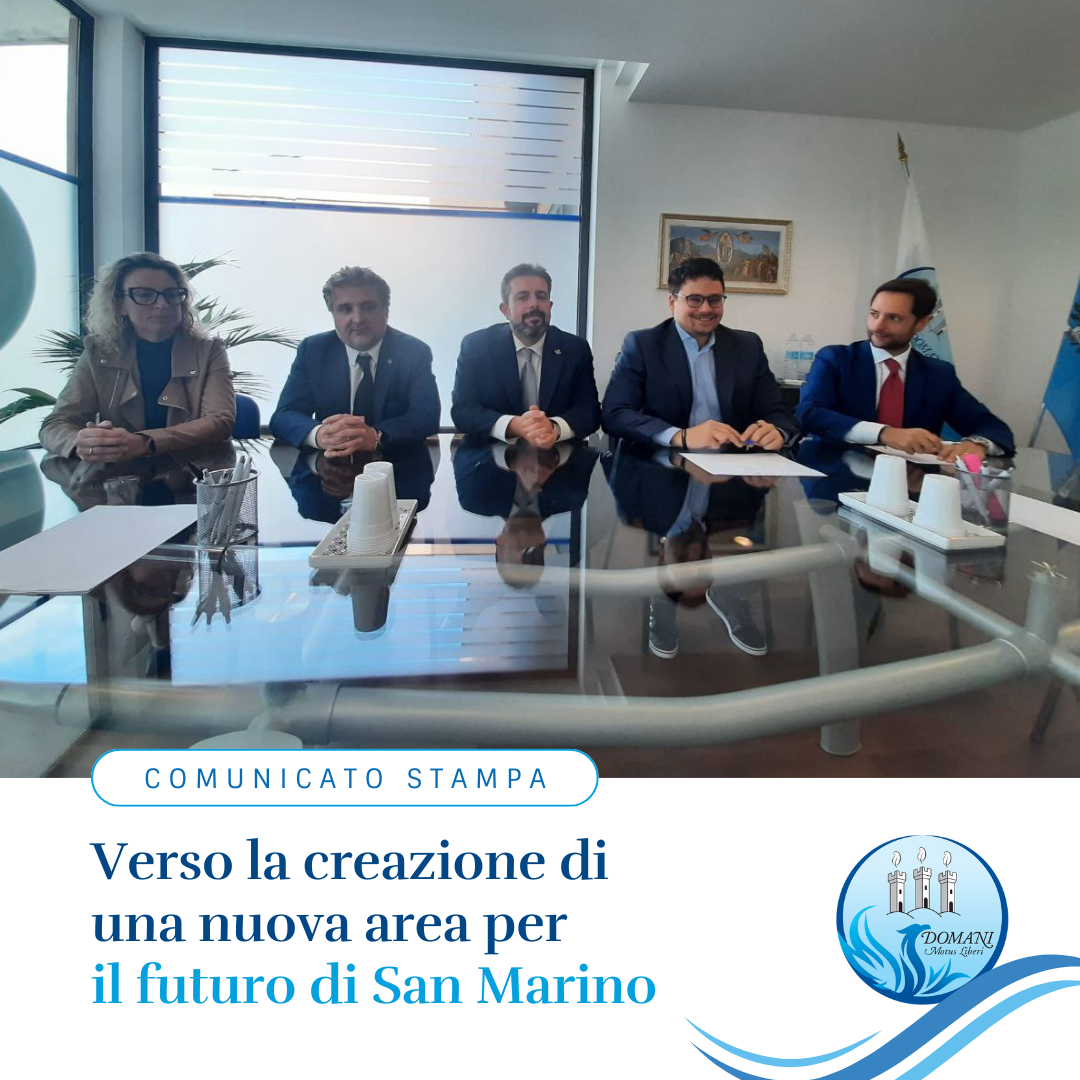 Verso la creazione di una nuova area per il Futuro di San Marino