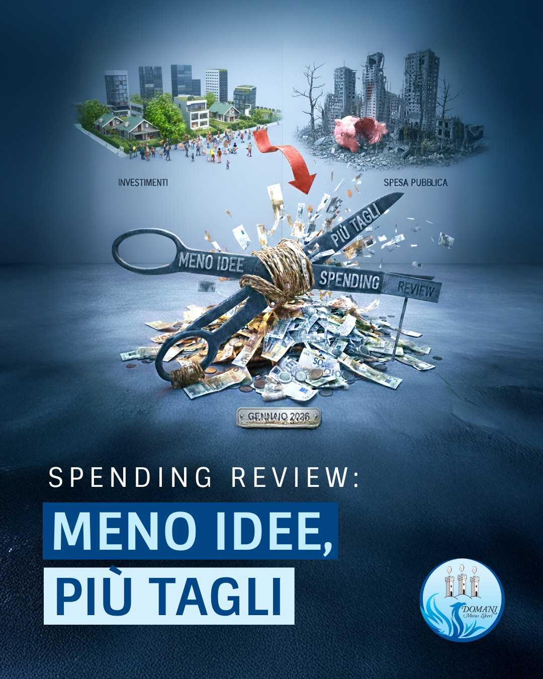 OTTIMIZZAZIONE E SPENDING REVIEW NON SIGNIFICANO TAGLI INDISCRIMINATI: OCCORRE PIANIFICAZIONE STRATEGICA E VALUTAZIONE DELLE PRIORITÀ