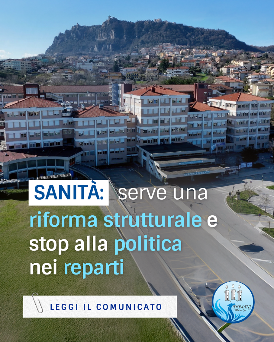 Sanità: serve una riforma strutturale e lo stop alla politica nei reparti
